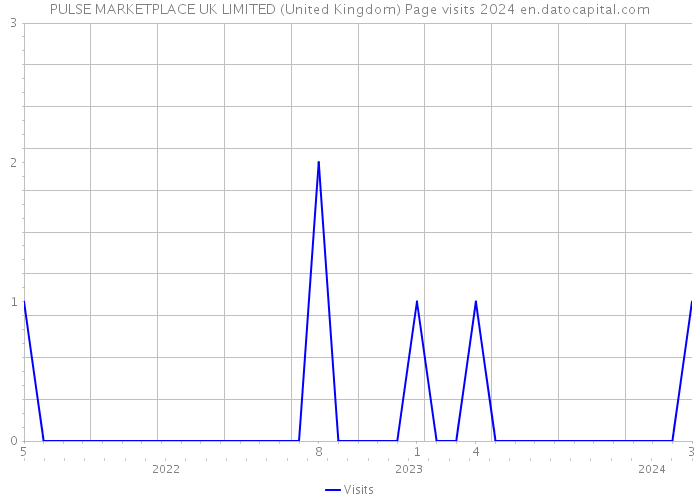 PULSE MARKETPLACE UK LIMITED (United Kingdom) Page visits 2024 