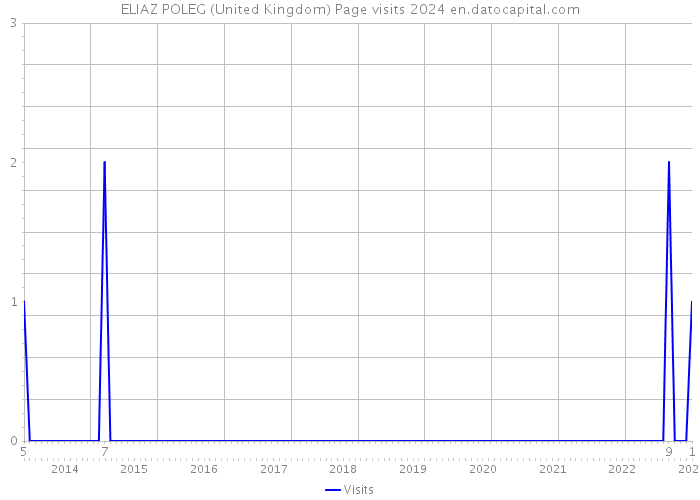 ELIAZ POLEG (United Kingdom) Page visits 2024 