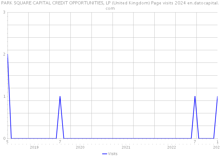 PARK SQUARE CAPITAL CREDIT OPPORTUNITIES, LP (United Kingdom) Page visits 2024 