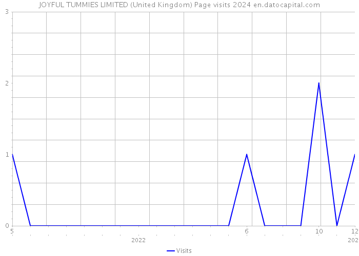 JOYFUL TUMMIES LIMITED (United Kingdom) Page visits 2024 