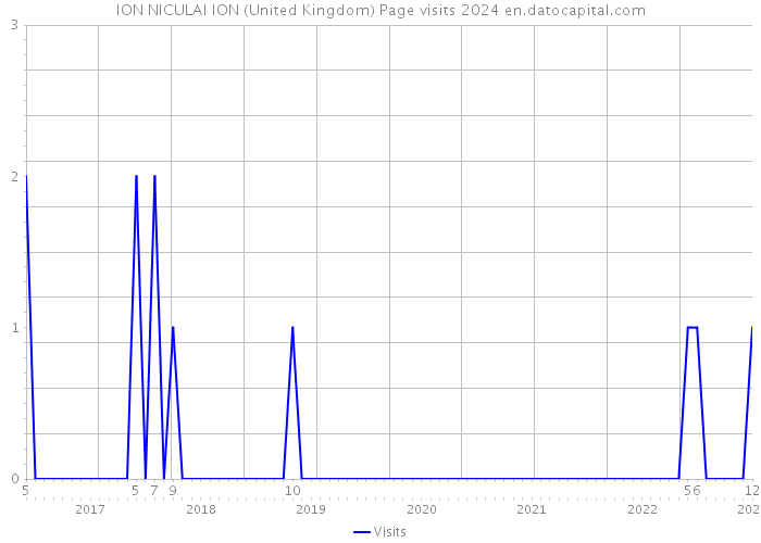 ION NICULAI ION (United Kingdom) Page visits 2024 