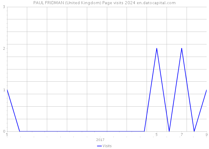 PAUL FRIDMAN (United Kingdom) Page visits 2024 