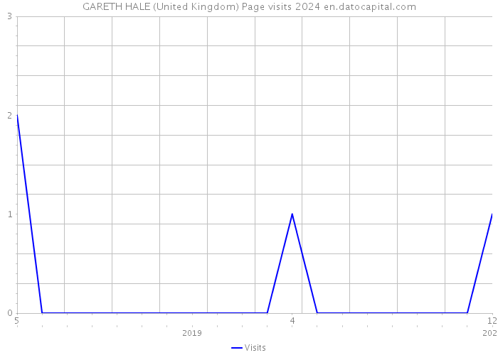 GARETH HALE (United Kingdom) Page visits 2024 