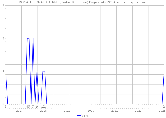 RONALD RONALD BURNS (United Kingdom) Page visits 2024 