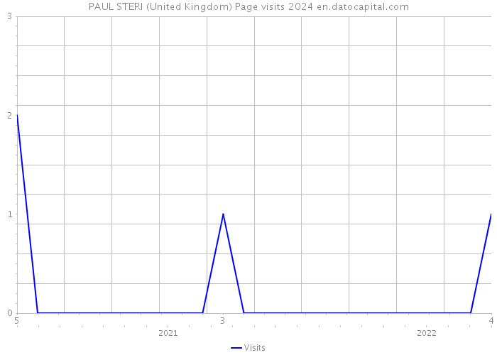 PAUL STERI (United Kingdom) Page visits 2024 