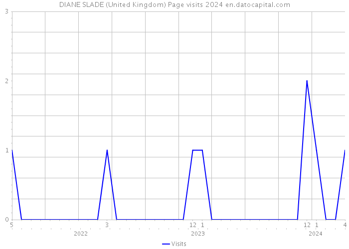 DIANE SLADE (United Kingdom) Page visits 2024 