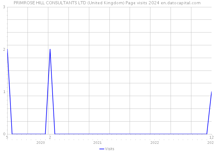 PRIMROSE HILL CONSULTANTS LTD (United Kingdom) Page visits 2024 