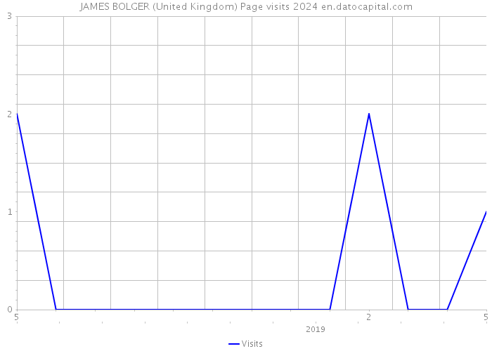 JAMES BOLGER (United Kingdom) Page visits 2024 