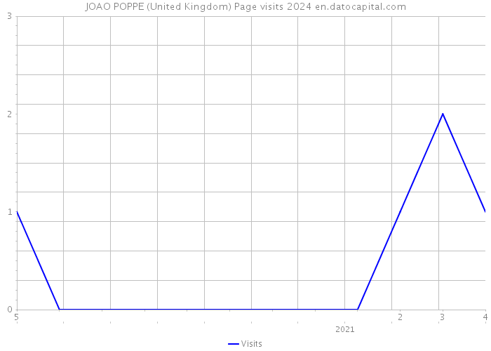 JOAO POPPE (United Kingdom) Page visits 2024 