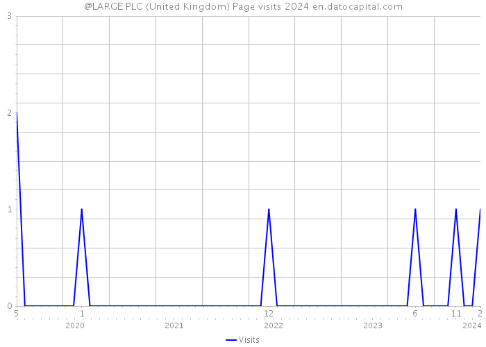 @LARGE PLC (United Kingdom) Page visits 2024 