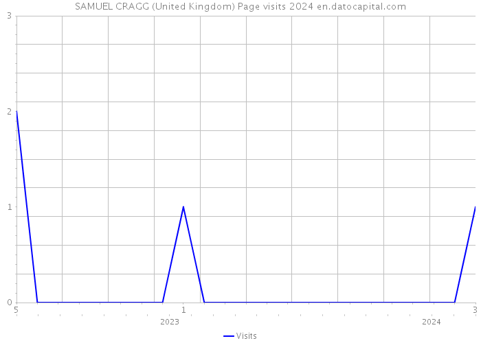 SAMUEL CRAGG (United Kingdom) Page visits 2024 