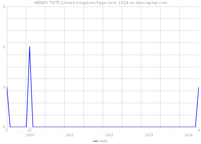 WENDY TATE (United Kingdom) Page visits 2024 