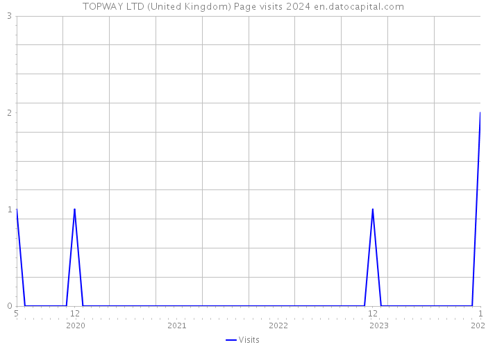 TOPWAY LTD (United Kingdom) Page visits 2024 