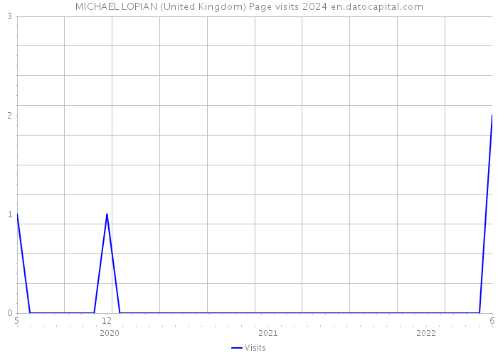 MICHAEL LOPIAN (United Kingdom) Page visits 2024 