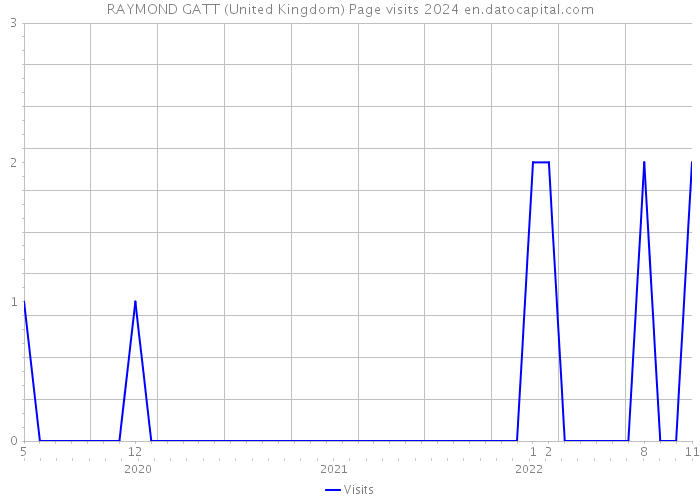 RAYMOND GATT (United Kingdom) Page visits 2024 