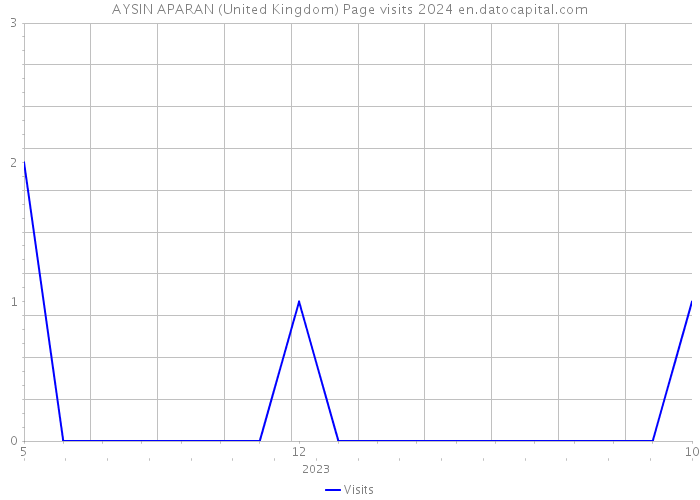 AYSIN APARAN (United Kingdom) Page visits 2024 