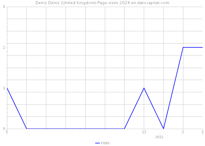 Deniz Deniz (United Kingdom) Page visits 2024 