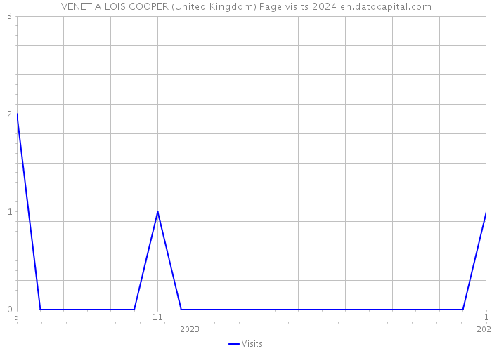 VENETIA LOIS COOPER (United Kingdom) Page visits 2024 