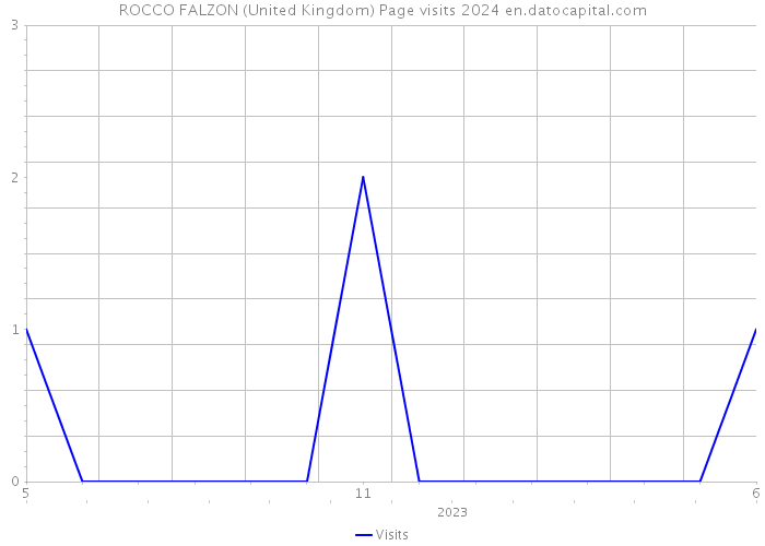 ROCCO FALZON (United Kingdom) Page visits 2024 