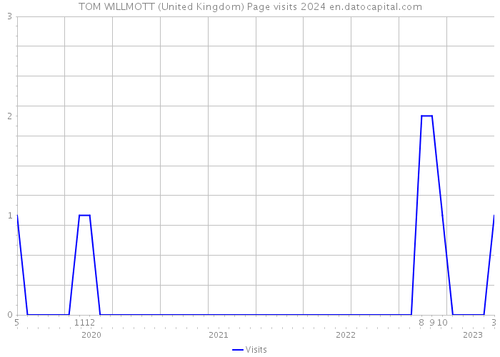 TOM WILLMOTT (United Kingdom) Page visits 2024 