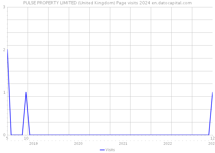 PULSE PROPERTY LIMITED (United Kingdom) Page visits 2024 
