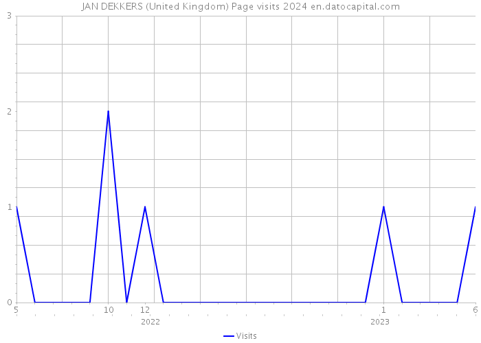 JAN DEKKERS (United Kingdom) Page visits 2024 