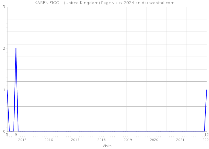 KAREN FIGOLI (United Kingdom) Page visits 2024 