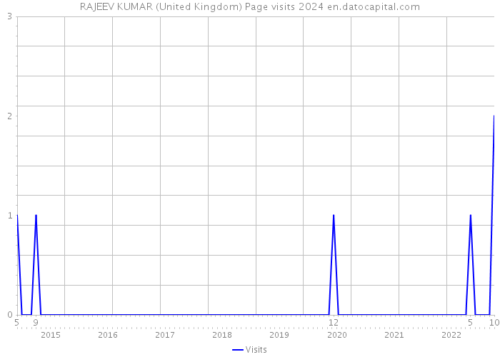 RAJEEV KUMAR (United Kingdom) Page visits 2024 