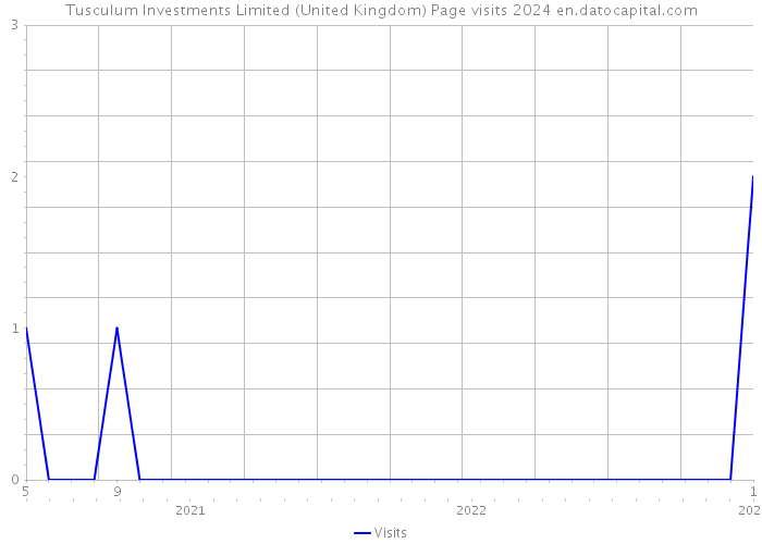 Tusculum Investments Limited (United Kingdom) Page visits 2024 