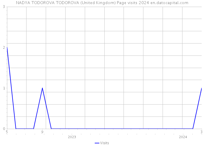 NADYA TODOROVA TODOROVA (United Kingdom) Page visits 2024 