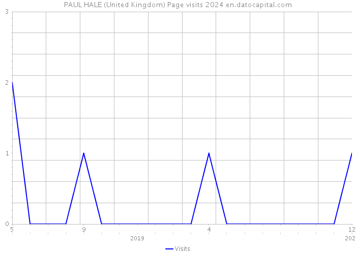 PAUL HALE (United Kingdom) Page visits 2024 