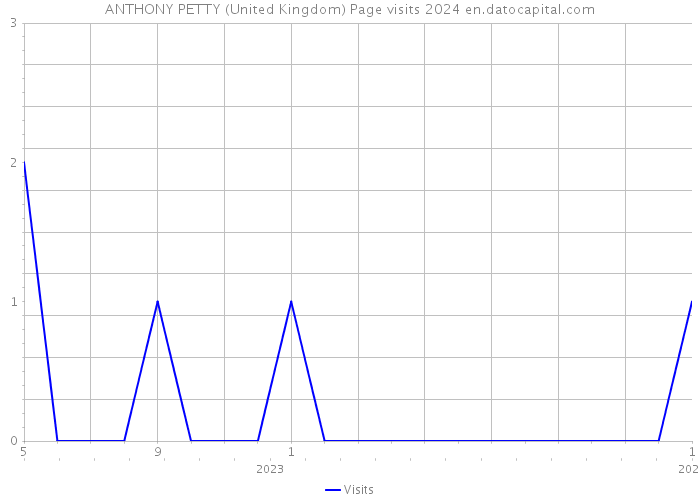ANTHONY PETTY (United Kingdom) Page visits 2024 