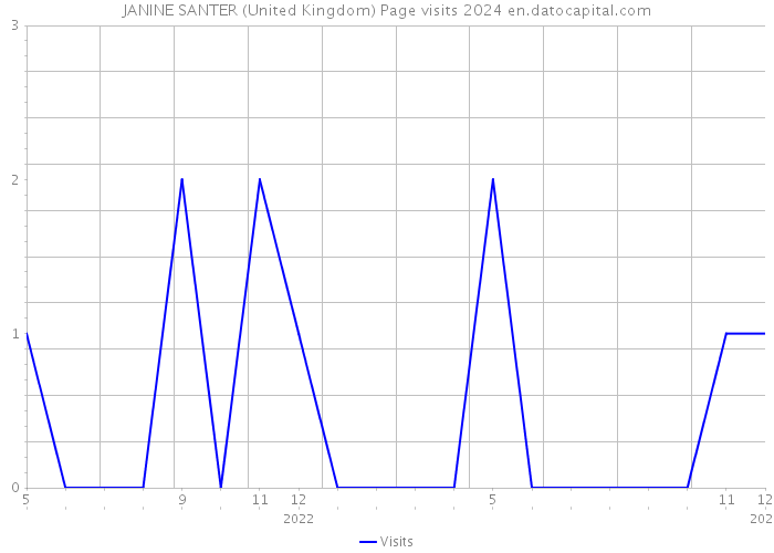 JANINE SANTER (United Kingdom) Page visits 2024 