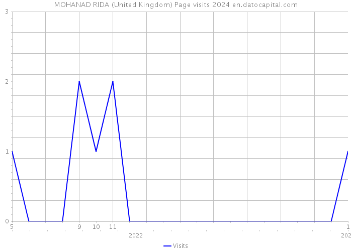 MOHANAD RIDA (United Kingdom) Page visits 2024 