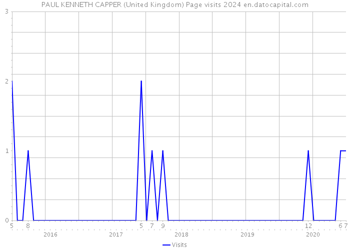 PAUL KENNETH CAPPER (United Kingdom) Page visits 2024 