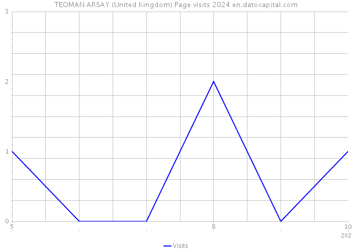 TEOMAN ARSAY (United Kingdom) Page visits 2024 