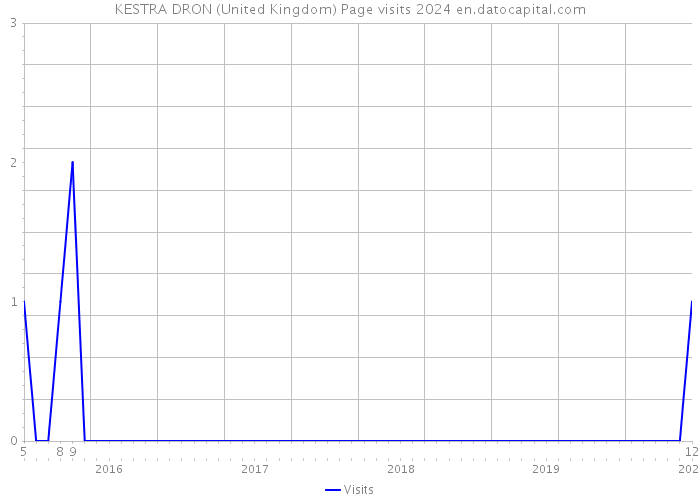 KESTRA DRON (United Kingdom) Page visits 2024 