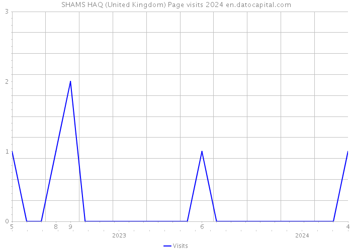 SHAMS HAQ (United Kingdom) Page visits 2024 