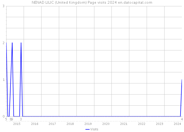 NENAD LILIC (United Kingdom) Page visits 2024 