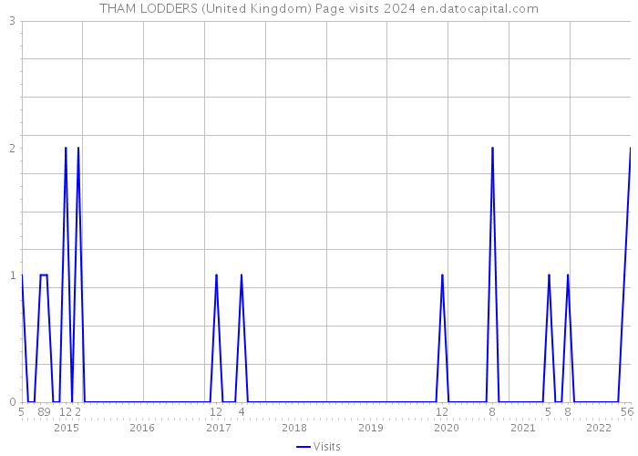 THAM LODDERS (United Kingdom) Page visits 2024 