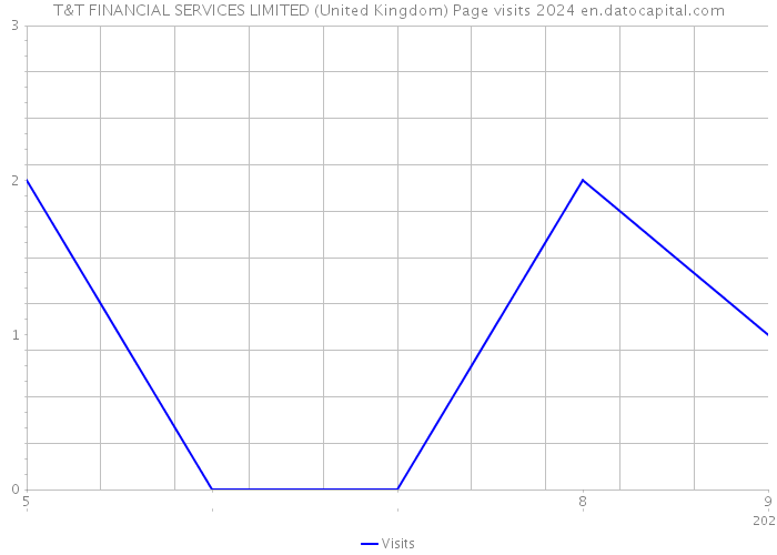 T&T FINANCIAL SERVICES LIMITED (United Kingdom) Page visits 2024 