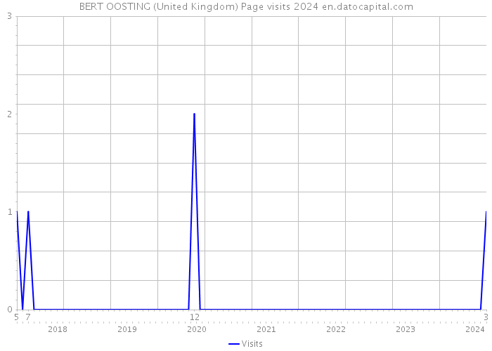 BERT OOSTING (United Kingdom) Page visits 2024 