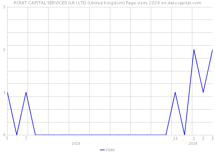 RONIT CAPITAL SERVICES (UK) LTD (United Kingdom) Page visits 2024 