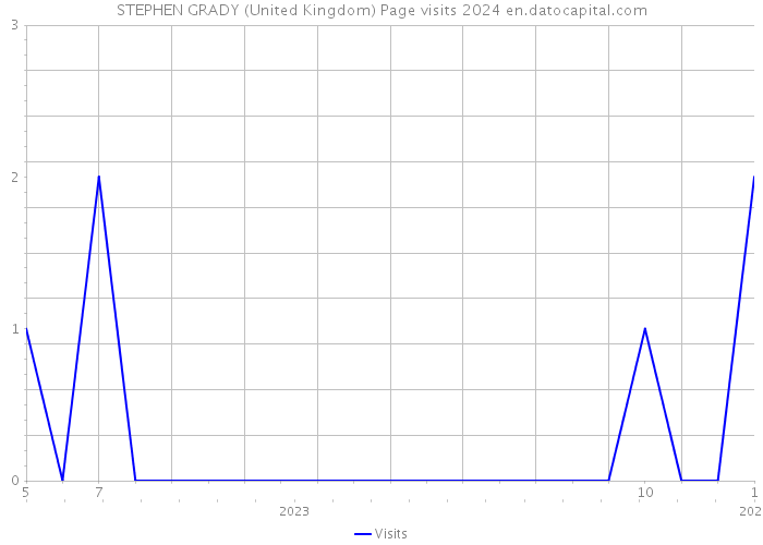 STEPHEN GRADY (United Kingdom) Page visits 2024 