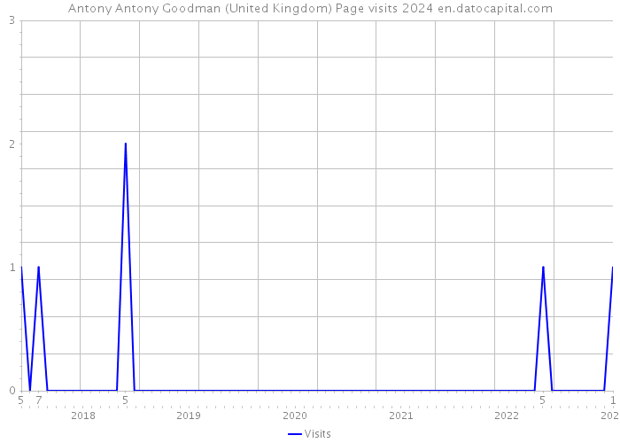 Antony Antony Goodman (United Kingdom) Page visits 2024 