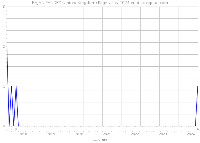RAJAN PANDEY (United Kingdom) Page visits 2024 