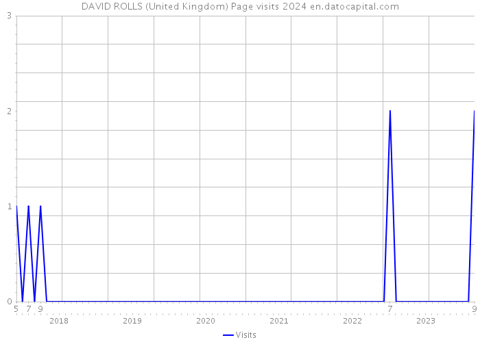 DAVID ROLLS (United Kingdom) Page visits 2024 