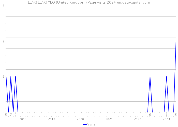LENG LENG YEO (United Kingdom) Page visits 2024 