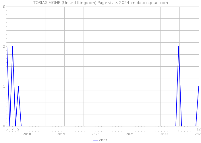 TOBIAS MOHR (United Kingdom) Page visits 2024 