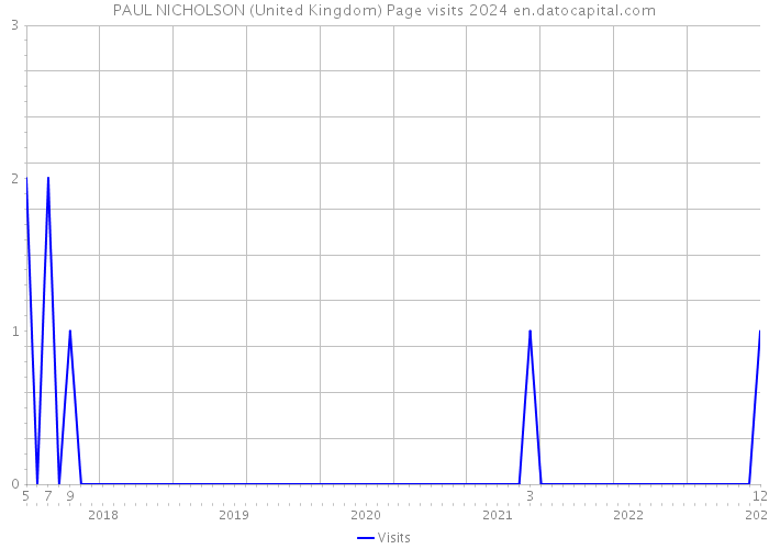 PAUL NICHOLSON (United Kingdom) Page visits 2024 